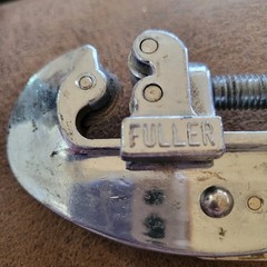 Vuntage FULLER Tubing Cutter Plumbing Tool 1/8&Prime; to 1&Prime; Japan Chrome Plated