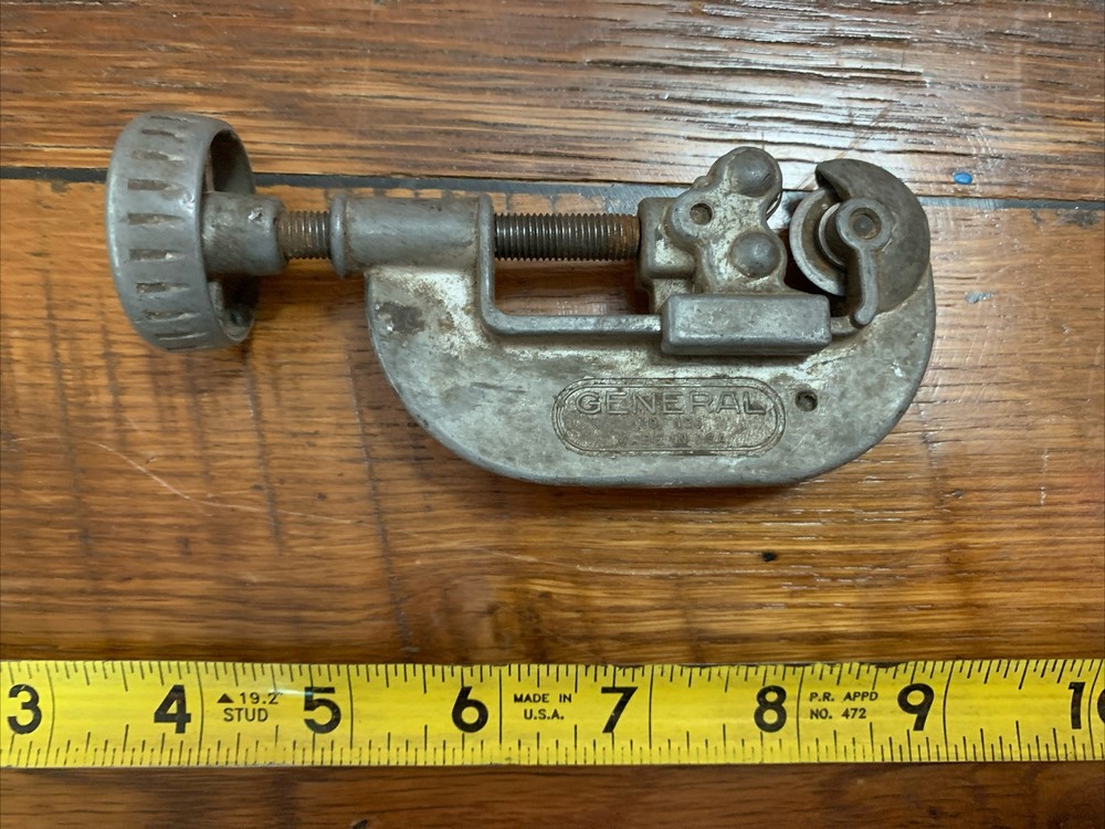 Vintage General Hardware MFG CO No 120 Tubing Conduit Cutter tool made in USA