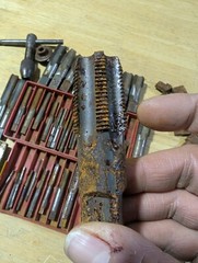 RUST DAMAGE Tap Die Parts Toledo Vermont Ridgid Pipe More Than 50 Pieces
