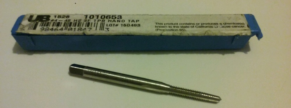 UNION BUTTERFIELD/UB 1528, 1010653, HSS, HAND TAP, UNCOATED, NEW, FREE SHIPPING
