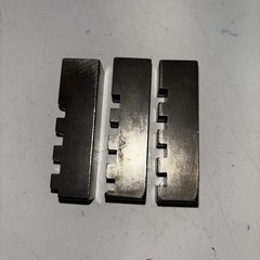3-PIECE RIDGID 46500 REAR CENTERING JAW SET USE WITH 15682, 15722, 41855