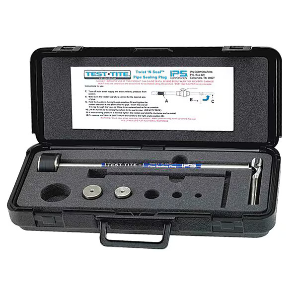 Test-Tite Twist &lsquo;N Seal Pipe Sealing Plug Kit 1-1/4&Prime; to 2&Prime; 83790 Test-Tite 83790