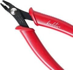 5-Inch Red Bead Crimping Plier for Tubes and 2mm & 3mm Beads by Beaditive