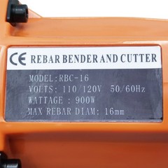 110V Handheld Portable Steel Bar Cutter&Bender Rebar Rebar Diameter 0.16&Prime;-0.6&Prime;