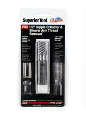 Superior Tool 05245 1/2&Prime; Nipple Extractor & Shower Arm Thread Remover PRO