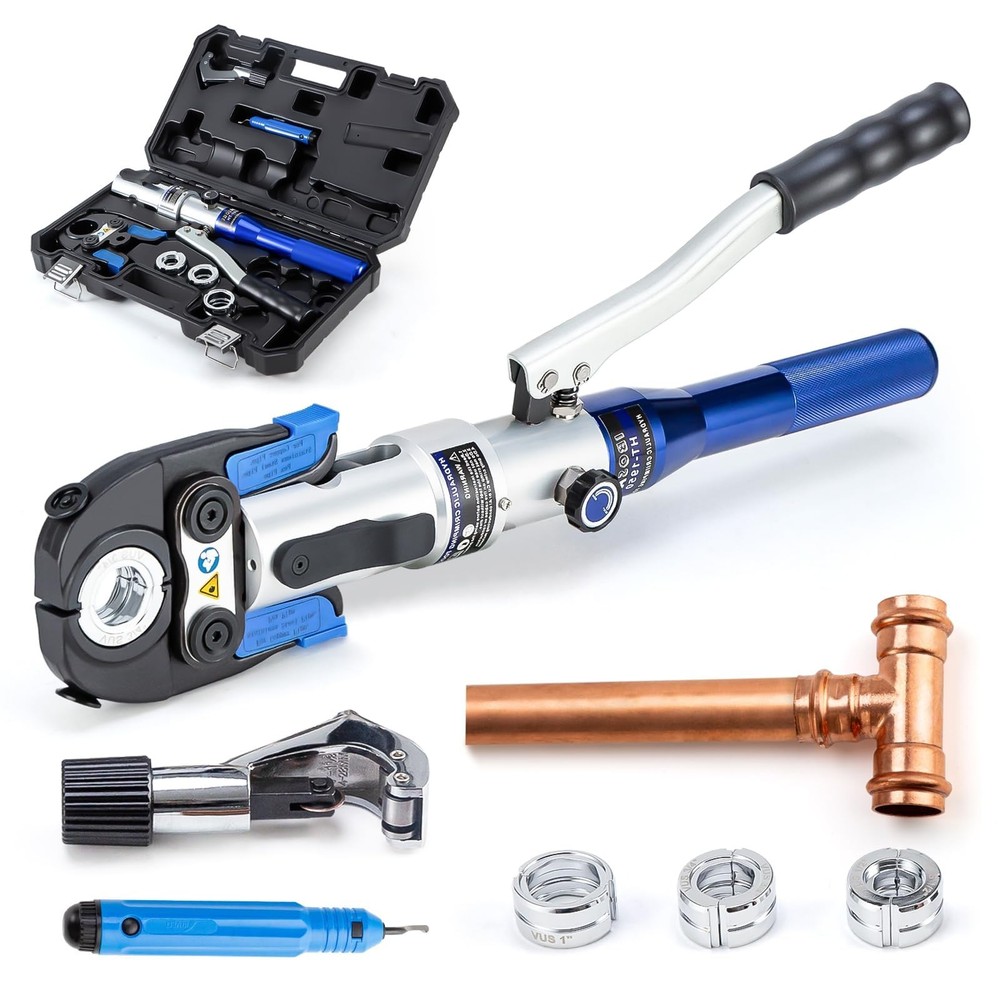 Hydraulic Crimping Tool for Copper Pipe 1/2 3/4 1