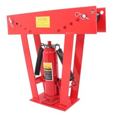 12 Ton Tubing Bender Copper Exhaust Pipe Bender Manual Hydraulic With 6 Dies