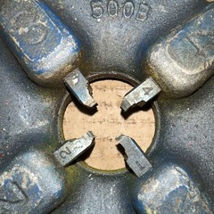 RIDGID BOLT DIE HEAD 500B Bolt with 1/2&Prime; X 13 NC Dies