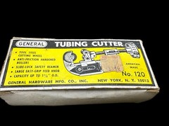 General Tubing Cutter 1/8&Prime; to 1 1/8&Prime; OD Model 120 in Original Box Made USA