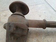Vintage Ratcheting Pipe Reamer Mueller Decatur ILL Plumbing Tool Cast USA F388