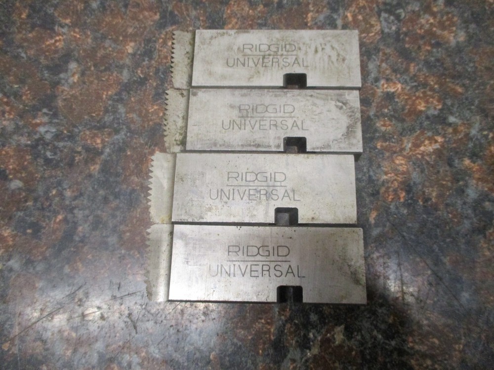 RIDGID 1&Prime;-2&Prime; NPT Cat No. 47770 Hs Right Hand Dies USED FREE SHIPPING