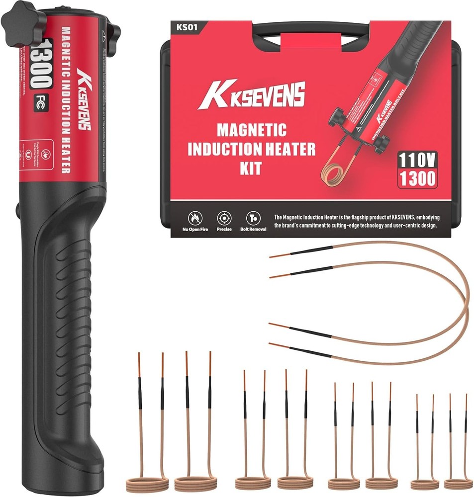 1300W 110V Portable Induction Bolt Heater & Tool Kit
