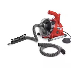 RIDGID PowerClear Drain Snake Machine 25 ft Inner Core Cable 120V 0.25&Prime;