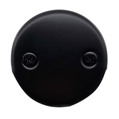 Westbrass 593144-62 14&Prime; Black Tubular Bathtub Waste & 1-Pack, Matte