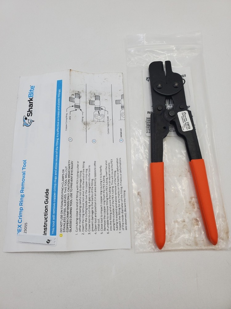 SharkBite 23055 PEX Copper Crimp Ring Removal Tool For 1/2&rdquo; to 1&rdquo; Copper Crimps