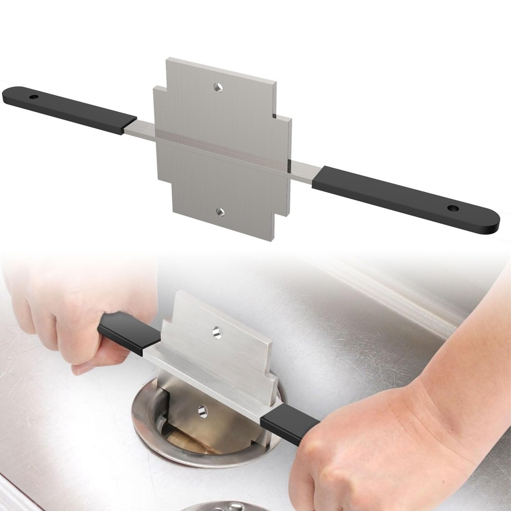 Heavy Duty Waste Drain Tool for 3 Tier Commercial Sinks &ndash; Twist and Lever Dra&hellip;