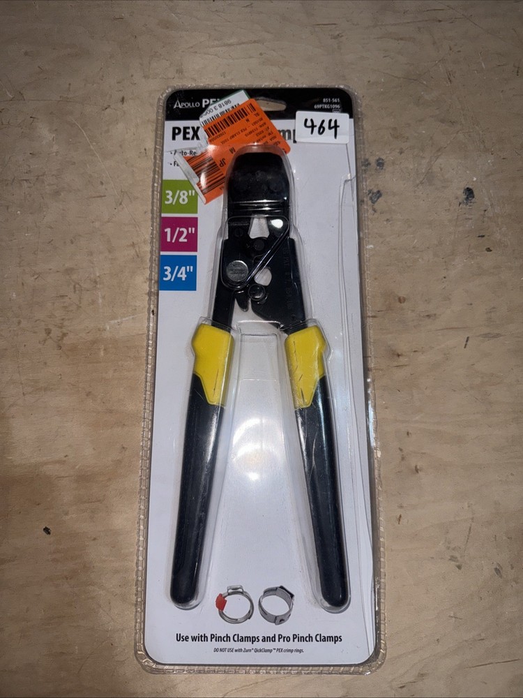 Apollo 3/8 in., 1/2 in. and 3/4 in. PEX Quick-Cinch Clamp Tool 69PTKG1096 464