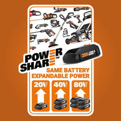 Worx Nitro 20V Power Share 25 Ft. Cordless Drain Auger (Tool Only)
