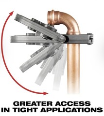 For Milwaukee M12 Universal Copper Pipe Press Jaw for US Standard 1/2&rdquo;&ndash;1&rdquo; Jaws