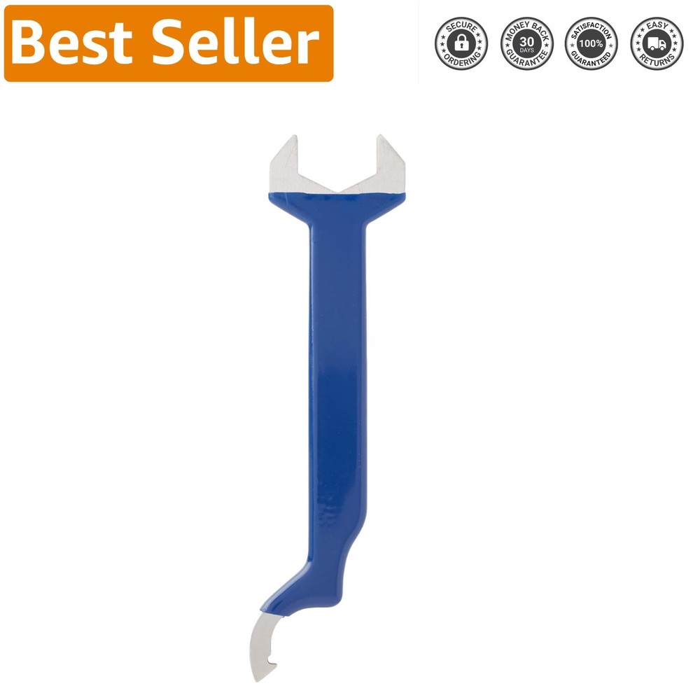 Heavy Duty Faucet and Hex Nut Wrench with Soft Vinyl Grip &ndash; Chrome Finish