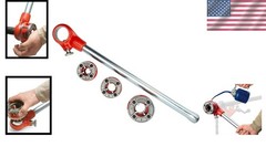 Exposed Ratchet Threader Set &ndash; 150 Ft-lb Torque for Precision Bolt Threading