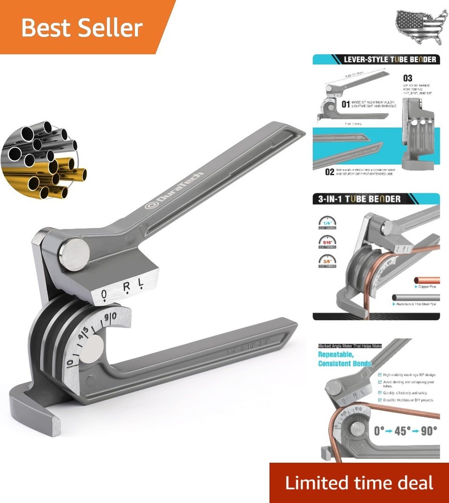 Aluminum Pipe Bender with Calibrated Markings &ndash; Bending Made Easy at 90 Degrees