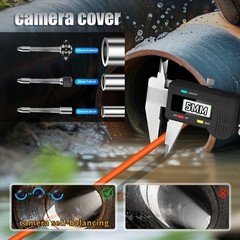 7&Prime; Sewer Pipe Inspection Camera Drain Pipeline Endoscope Self-Leveling 512Hz 40M