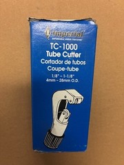 Imperial TC-1000 Tube Cutter 1/8&Prime; &ndash; 1-1/8&Prime; O.D.