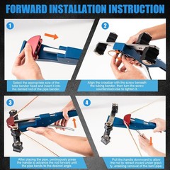 15PCS Copper Pipe Bender Tool Set &ndash; Dual-Direction Precision for HVAC Projects