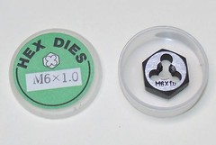 NEW 10 Piece Box M6x1.0 Hexagon Re-Threading Dies Made in Japan Rethreading J