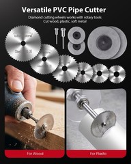 PVC Pipe Cutter Tool &ndash; Internal Cutter with 6 Blades & Depth Gauge, Plumbing Too