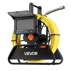 VEVOR Sewer Camera 164ft 4.3-inch Drain Inspection Camera IP68 Waterproof 6 LEDS