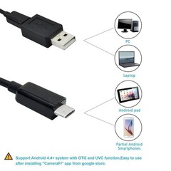 Waterproof White LED USB Pipe Inspection 7mm Camera Plumbing Drain Set
