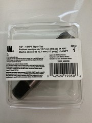IRWIN HANSON 1905P CARBON STEEL HIGH QUALITY 1/2&Prime; X14NPT PIPE THREAD CUTTING TAP