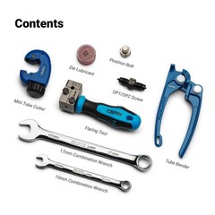 Capri Tools 3/16 in. Double Flaring Tool Kit for Brake Lines 3/16&Prime; SAE (4.75 &hellip;