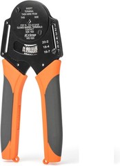 IWISS IWD-1620 Deutsch Crimp Tool, 8 Indents Crimper for Size 16 Contacts, Grey