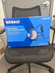Kobalt KDA100 1/4-in dia -ft L Corded Auto Drain Auger for 3/4&Prime;- 2&Prime; Drains