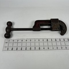 Vintage Reed Mfg. No 2W 3-Wheel Pipe Cutter Pat. 2005163 USA Heavy Duty Tool