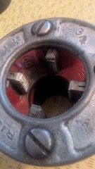 RIDGID 3/4&Prime; Pipe Threading Die Head Threader NPT Plumbing Tool USA Made