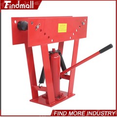 Findmall 16T Pipe Bender Manual Hydraulic Piping Bending Exhaust Tube w/8 Die