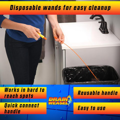 Drain Weasel Sink Snake Hair Clog Remover Tool Kit, Sink, Pipe, Bathroom, Bathtu