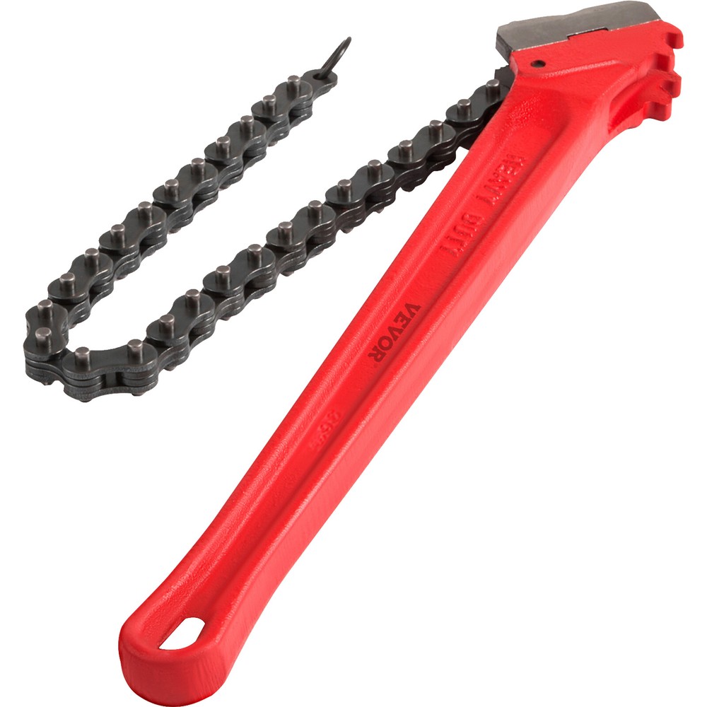 VEVOR 36&Prime; Pipe Chain Wrench w/30&Prime; Chain 7.5&Prime; Capacity Steel Ratcheting Wrench