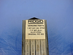 Ridgid 47750 1&Prime;- 2&Prime; NPT Right Hand Alloy Steel Universal Pipe Dies &ndash; OPEN BOX