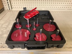 6 Piece Plastic Pipe Fitting Reamer Kit for 1/2&Prime; Drill, Includes 0.75&Prime;, 1&Prime;, 1.5&Prime;