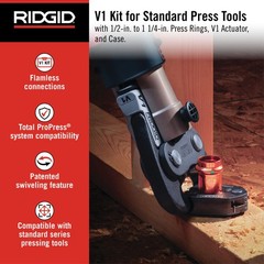 Ridgid Propress Rings Kitv1 1/2In To 1-1/4In