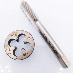 HSS M9 x 1mm Tap And M9 x 1.0mm Die Metric Thread Right Hand Machine Tool Kit