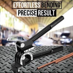 Tube Bender Tool &ndash; Manual OD Tubing Bending 3 Size 1/4 5/16 3/8 180 Degree Lever