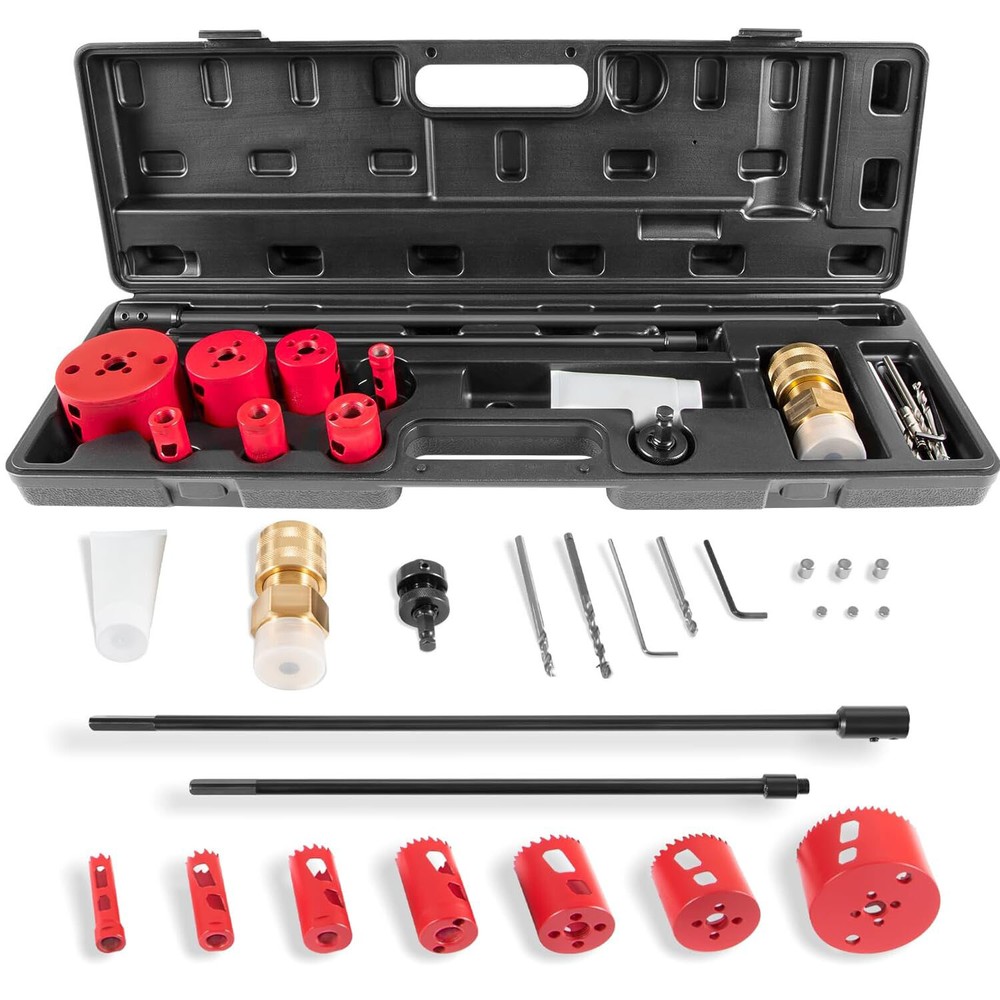 08350 Mechanical Hot Tapping Machine Complete Kit Fit for NPT 3/4&Prime; to 4&Prime; 300psi