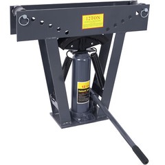 12T Pipe Bender Manual Hydraulic Piping Bending Exhaust Tube Fabric Dark Gray