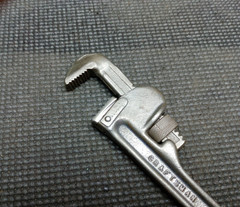 Vintage CRAFTSMAN GUARANTEED 8&Prime; Steel Pipe Wrench